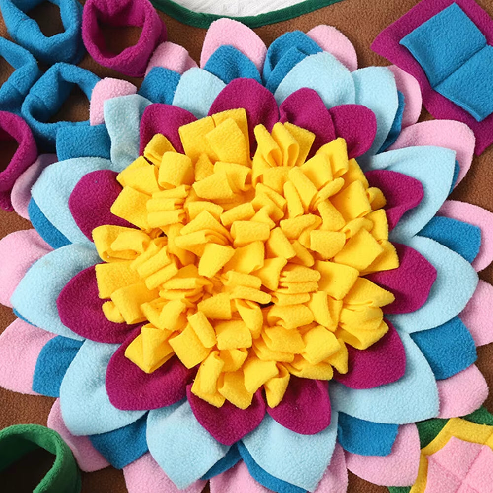 Pet Dog Snuffle Mat Nose Smell Training Sniffing Pad Dog Puzzle Toy Slow Feeding Bowl Food Dispenser Carpet Interesting Dog Toys
