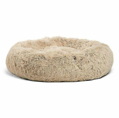 Cozy Round Plush Dog Bed for Small Dogs - Perfect Cat Litter Kennel & Puppy Nest Mat