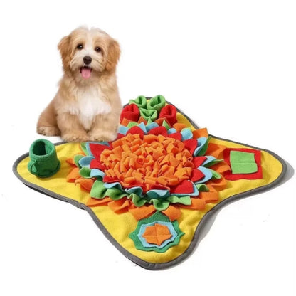 Pet Sniffing Training Mat Dog Intelligence Training Food Storage Blanket Bite Resistant Slow Feeding Mat Treats Pad Pet Toy