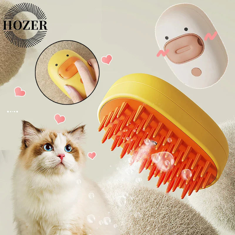 Transform Your Pet's Grooming Routine with the SAASHI Electric Steamy Brush for Cats