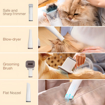 Revolutionary 5-In-1 Pet Grooming Vacuum Kit for Effortless Pet Care
