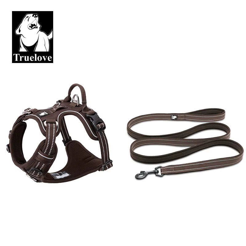 Reflective No-Pull Pet Harness & Leash Set - Adjustable, Durable, Perfect for Dogs - 110cm/200cm Options Available