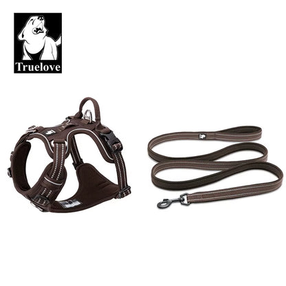 Reflective No-Pull Pet Harness & Leash Set - Adjustable, Durable, Perfect for Dogs - 110cm/200cm Options Available