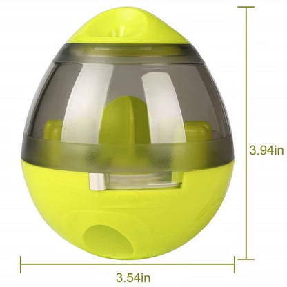 Interactive Dog Cat Food Treat Ball Bowl Toy Funny Pet Shaking Leakage Food Container Puppy Cat Slow Feed Pet Tumbler Toy