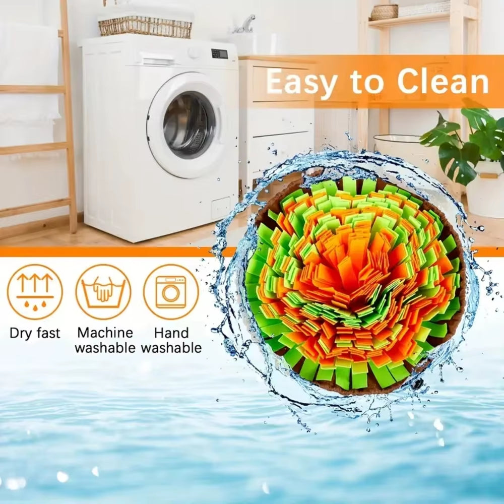 Pet Sniffing Training Mat Dog Intelligence Training Food Storage Blanket Bite Resistant Slow Feeding Mat Treats Pad Pet Toy