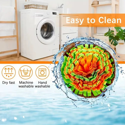 Pet Sniffing Training Mat Dog Intelligence Training Food Storage Blanket Bite Resistant Slow Feeding Mat Treats Pad Pet Toy
