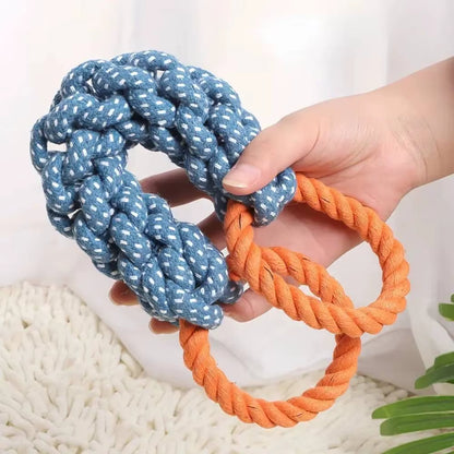 Pet Chew Tug Toys Interactive Dog Rope Toys for Medium Large Dogs Indestructible Giant Safe Teeth Cleaning Out Door Training