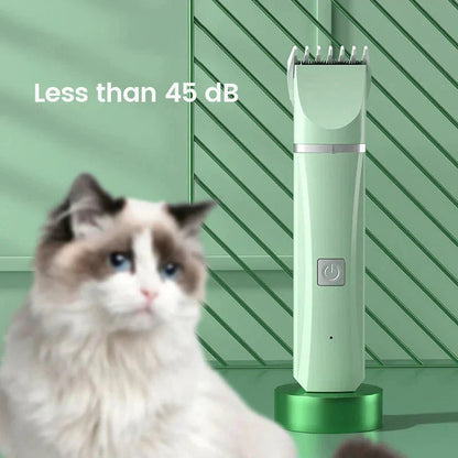 Revitalize Your Pet's Grooming Routine with the Ultimate 4-in-1 Electric Grooming Kit for Cats and Dogs