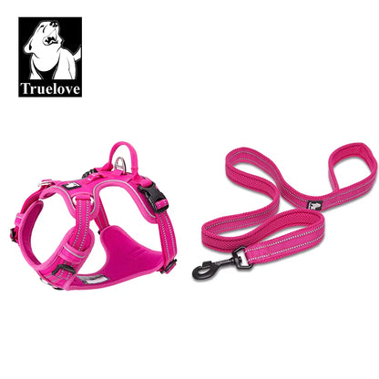 Reflective No-Pull Pet Harness & Leash Set - Adjustable, Durable, Perfect for Dogs - 110cm/200cm Options Available