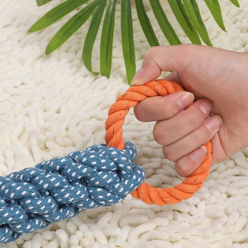 Pet Chew Tug Toys Interactive Dog Rope Toys for Medium Large Dogs Indestructible Giant Safe Teeth Cleaning Out Door Training