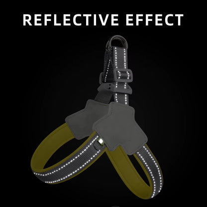 No-Pull Reflective Pet Harness for Small to Medium Dogs & Cats - Comfortable Vest for Pugs, Chihuahuas, and Bulldogs