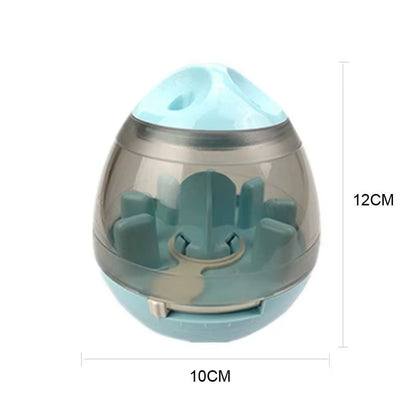 Interactive Dog Cat Food Treat Ball Bowl Toy Funny Pet Shaking Leakage Food Container Puppy Cat Slow Feed Pet Tumbler Toy