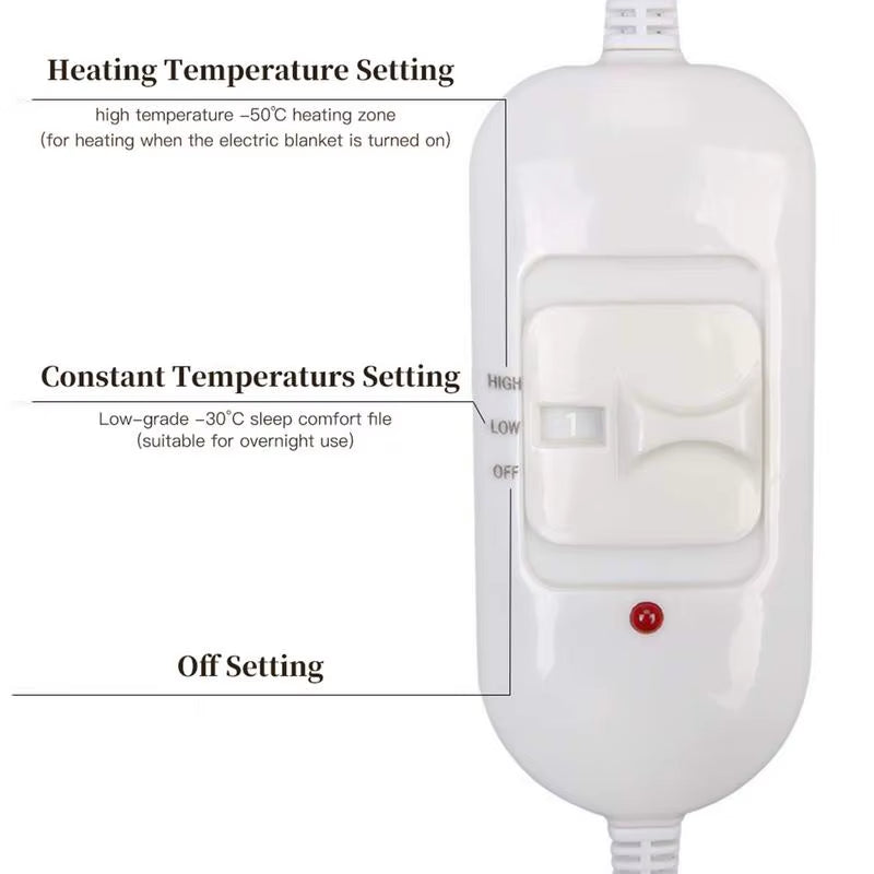 Adjustable 3-Speed Electric Heating Pad for Pets - Waterproof, Bite-Resistant, Safe Power-Off Protection