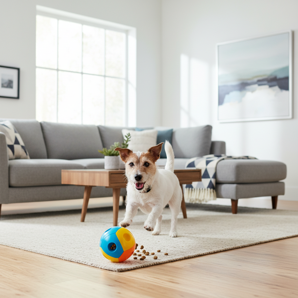 Interactive Treat Dispensing Robot - Lifestyle