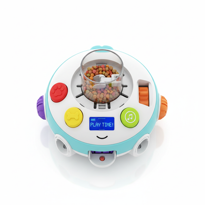 Interactive Treat Dispensing Robot - Top View