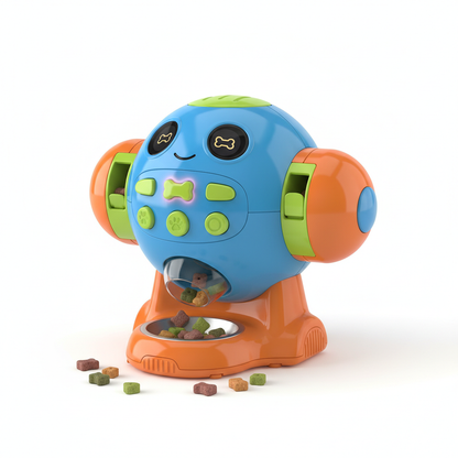 Interactive Treat Dispensing Robot Toy